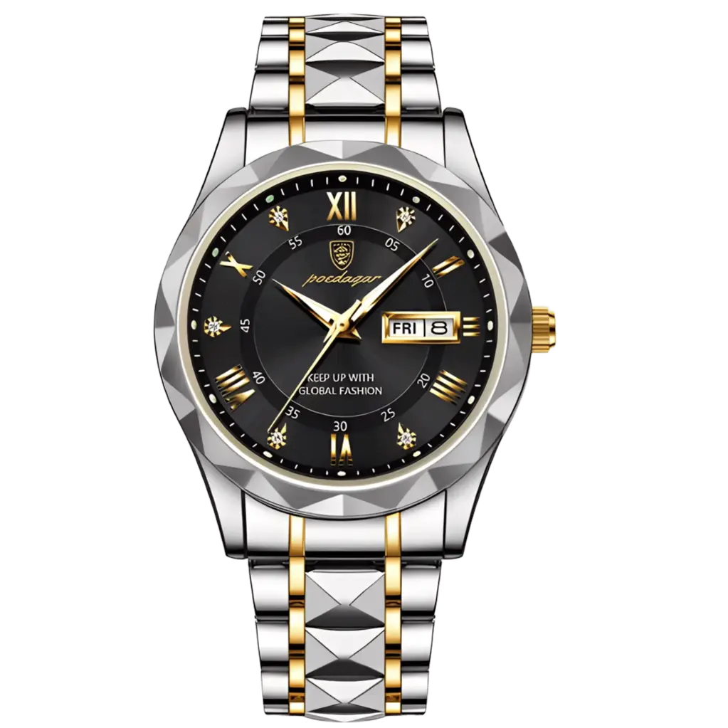 Reloj Poedagar Gold Black