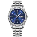 Reloj Poedagar Silver Blue