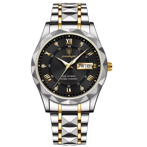 Reloj Poedagar Gold Black