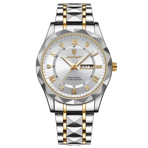 Reloj Poedagar Gold Silver